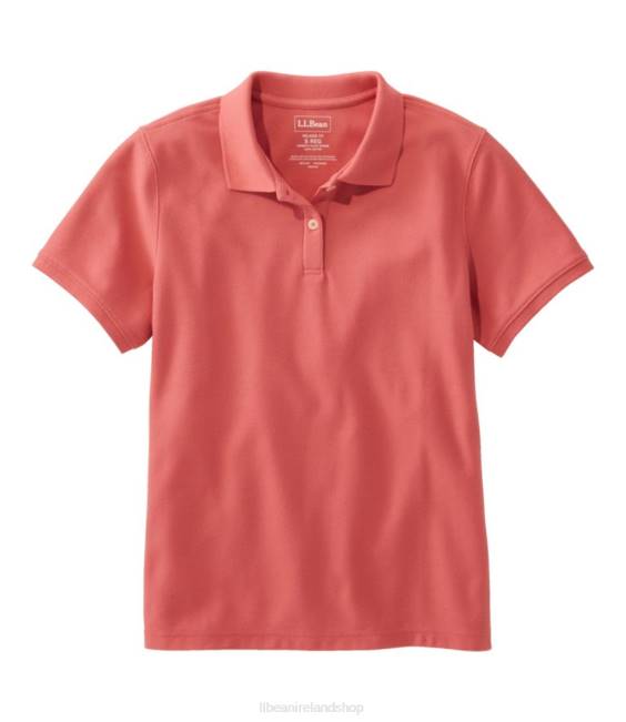 L.L.Bean x Double L Premium Polo Women J46J7283 Clothing Mineral Red