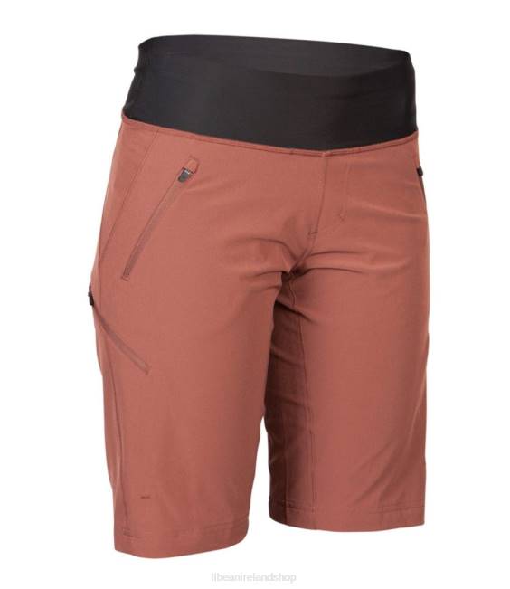 L.L.Bean Zoic Navaeh Knit Waist MTB Short With Liner Women J46J5042 Clothing Rosewood