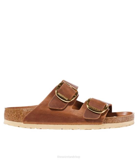 L.L.Bean Birkenstock Big Buckle Arizona Sandals Women J46J1041 Footwear Cognac