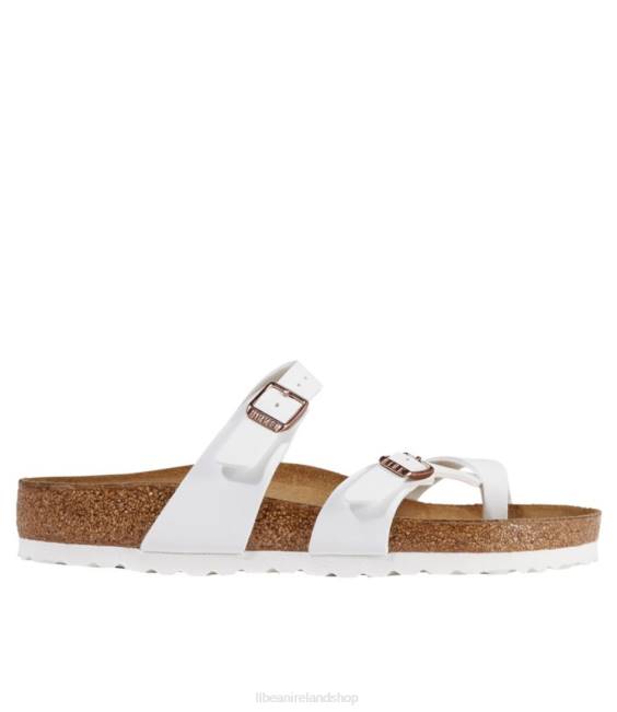 L.L.Bean Birkenstock Mayari Birko-Flor Sandals Women J46J1203 Footwear White