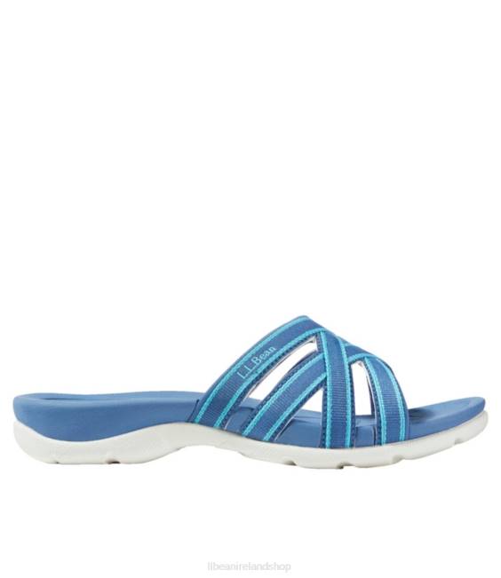 L.L.Bean Boothbay Slide Sandals Women J46J3755 Footwear Marine Blue
