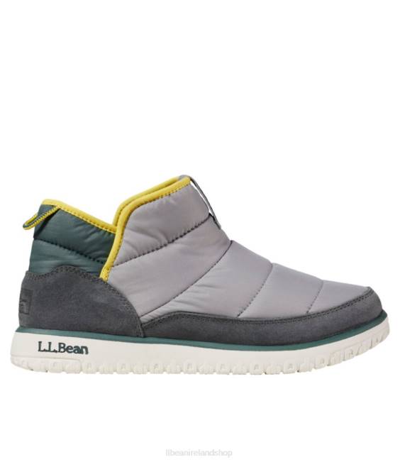 L.L.Bean Mountain Classic Quilted Booties Women J46J6702 Footwear Iron/Frost Gray