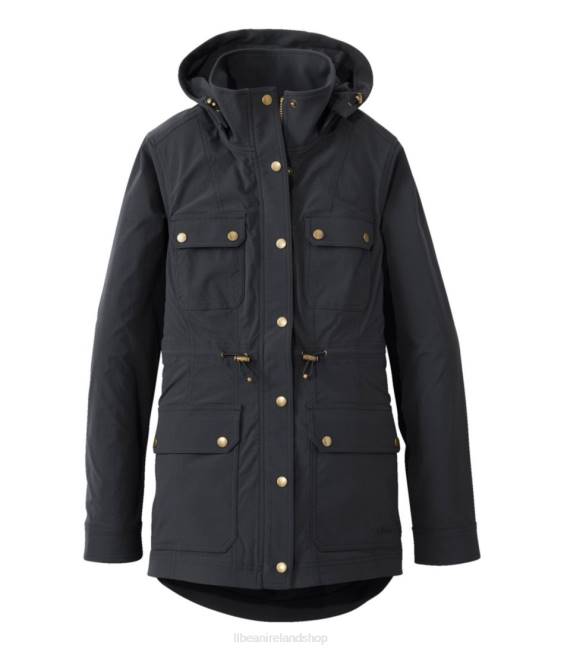 L.L.Bean Boundless Softshell Jacket Women J46J6043 Outerwear Midnight Black