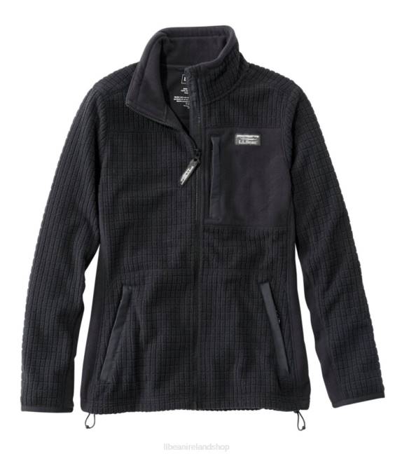 L.L.Bean Mountain Classic Windproof Fleece Jacket Women J46J6664 Outerwear Black