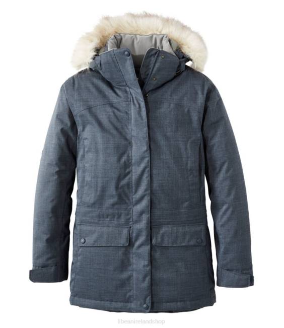L.L.Bean Baxter State Parka Women J46J6073 Outerwear Navy Heather
