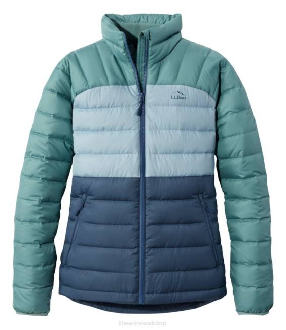 L.L.Bean Down Jacket Women J46J6070 Outerwear Vintage Indigo/Mineral Blue