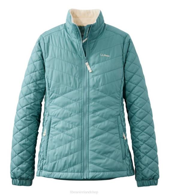 L.L.Bean Fleece-Lined Primaloft Jacket Women J46J3603 Outerwear Mineral Blue