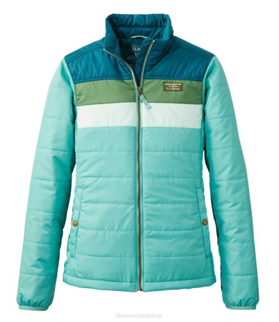 L.L.Bean Mountain Classic Puffer Jacket Women J46J6665 Outerwear Deep Turquoise/Ocean Teal