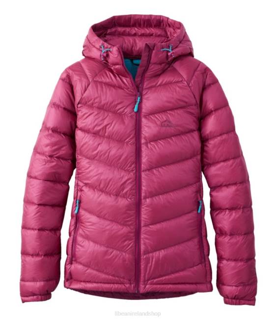L.L.Bean Ultralight 850 Down Hooded Jacket Women J46J842 Outerwear Sugarplum
