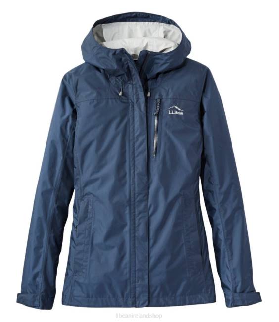 L.L.Bean Trail Model Rain Jacket Women J46J822 Outerwear Nautical Navy