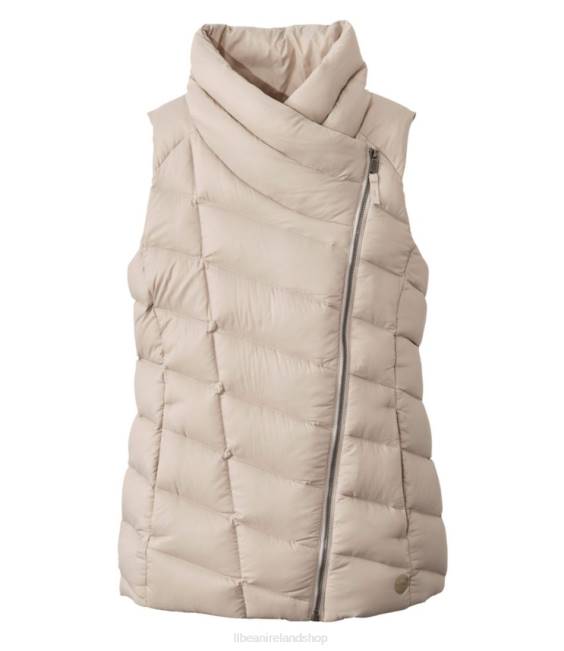 L.L.Bean Boundless Down Puffer Vest Women J46J3635 Outerwear Shore Sand