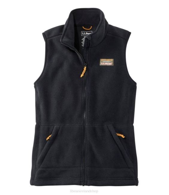 L.L.Bean Mountain Classic Fleece Vest Women J46J6039 Outerwear Black