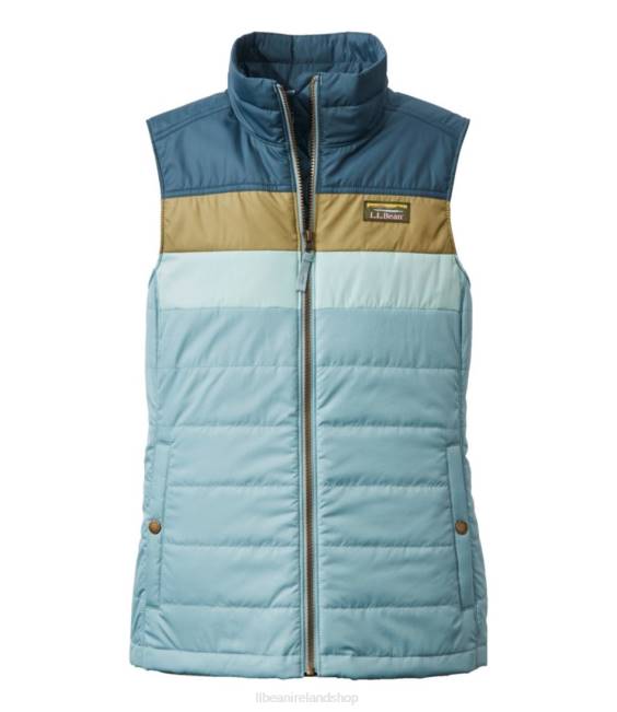 L.L.Bean Mountain Classic Puffer Vest Women J46J6059 Outerwear Storm Blue/Steel Blue
