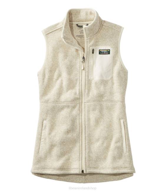 L.L.Bean Sweater Fleece Long Vest Women J46J5887 Outerwear Sailcloth