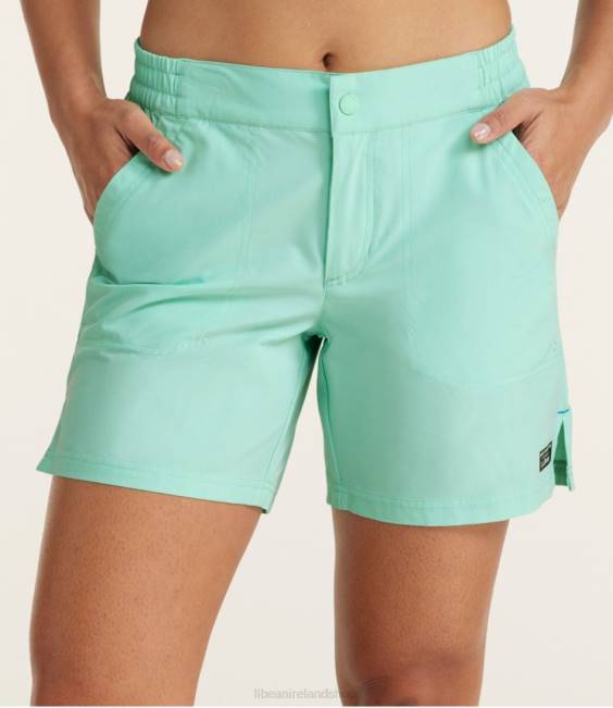 L.L.Bean Stretch UPF Shorts Women J46J277 Clothing Beach Glass