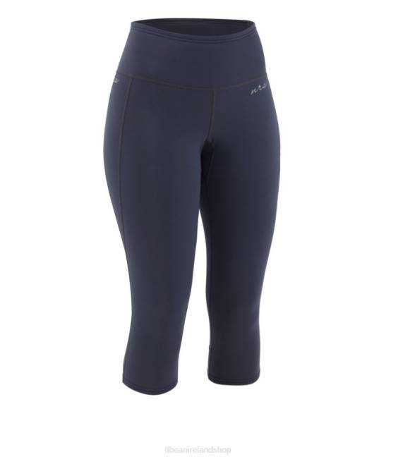 L.L.Bean NRS HydroSkin 0.5 Capris Women J46J1590 Water Sports Dark Shadow